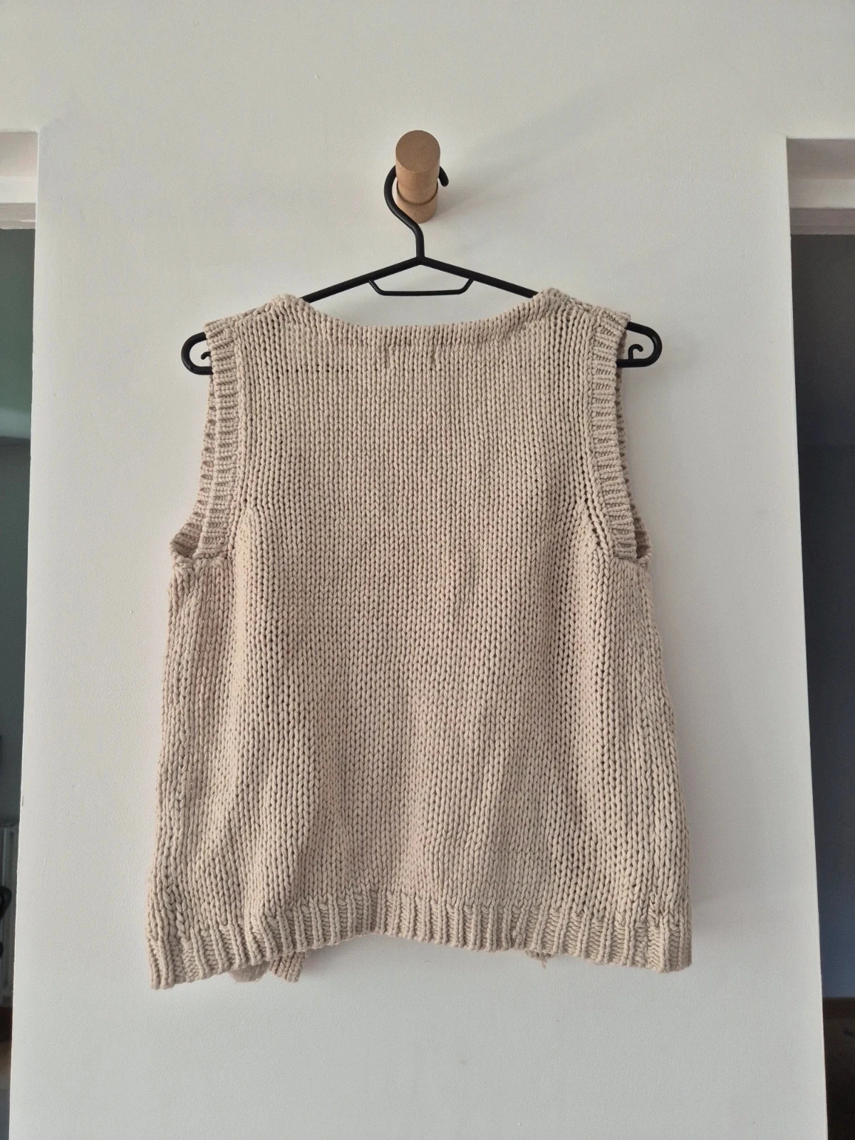 Gilet en grosse maille en laine Jacqueline Riu 34 – photo 2